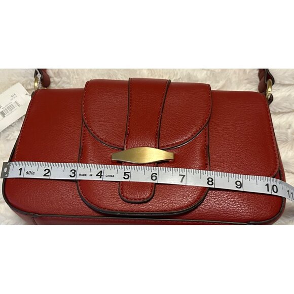 Women's Wal-Mart Stores Red MIA Shoulder Bag w/Snap Button One Size (NEW-Other) - Picture 8 of 15